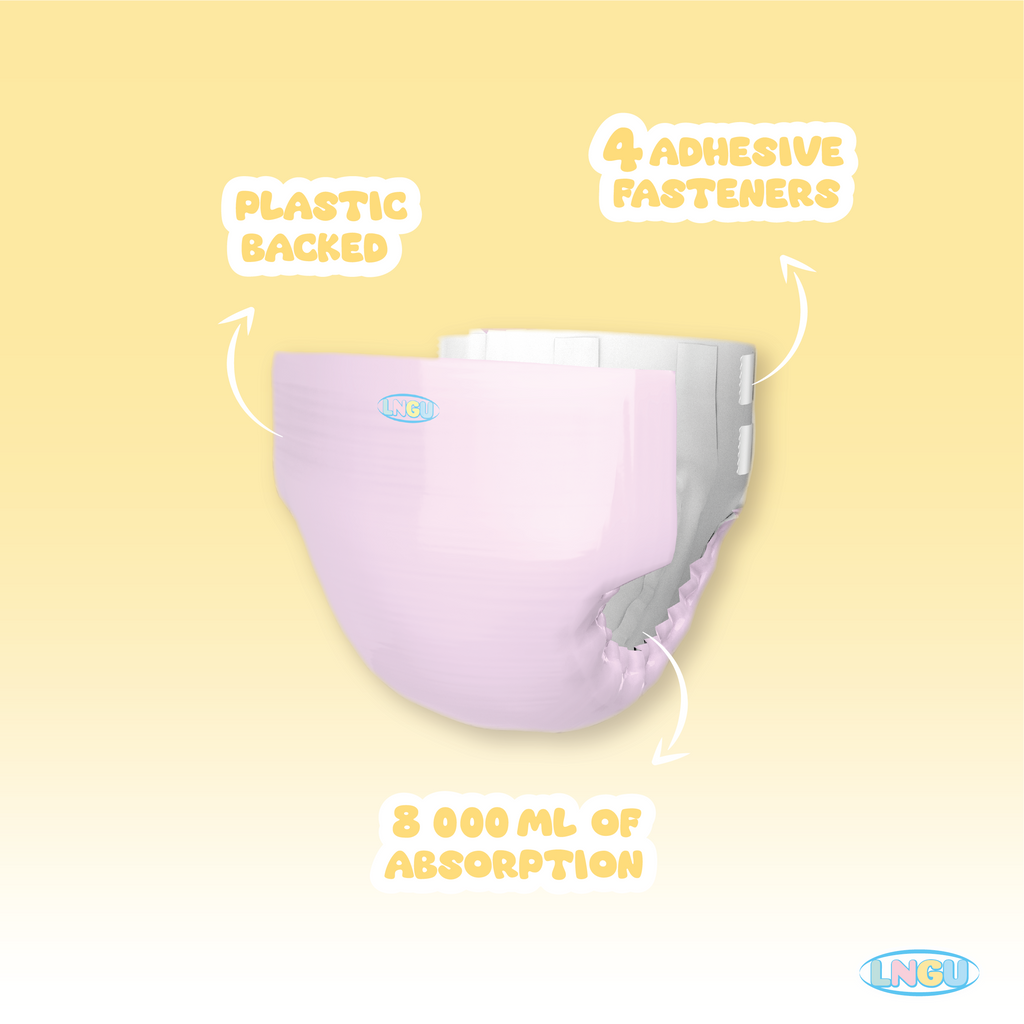 Rainbow Pastel ABDL Diapers, 5 Unique Colors | LNGU – LNGU-ABDL